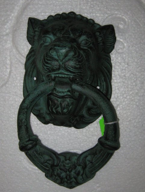 Cast Iron Lion Head Doorknocker