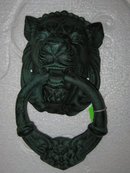 Cast Iron Lion Head Doorknocker