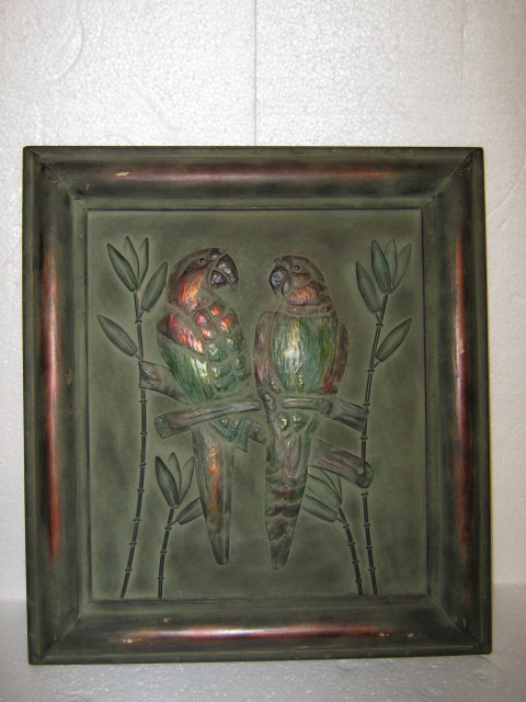 Parrot Tin Wall Hanging