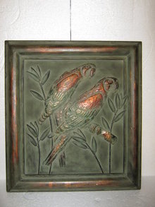 Parrot Hanging Wall Tin