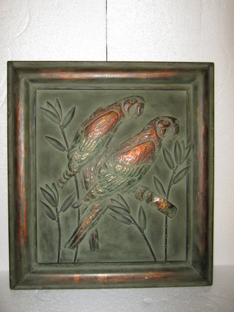 Parrot Hanging Wall Tin