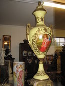 French Victorian Temple Jars- Bronze & Porcelain