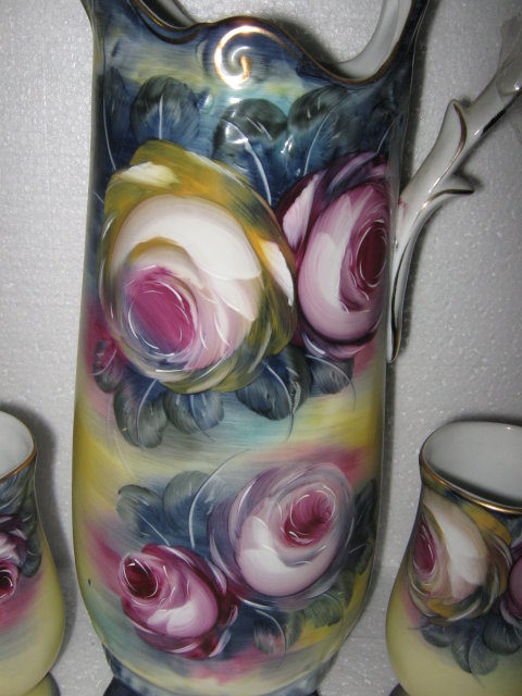 Lemonade/Water Set- Rose pattern