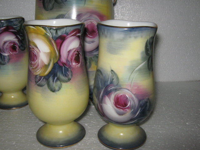 Lemonade/Water Set- Rose pattern