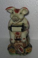 Porcelain Musical Pig Figure