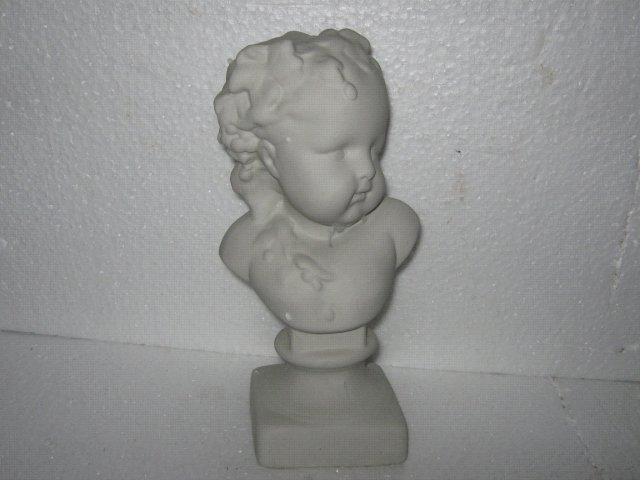 Child's Bust- Bisque Style Porcelain
