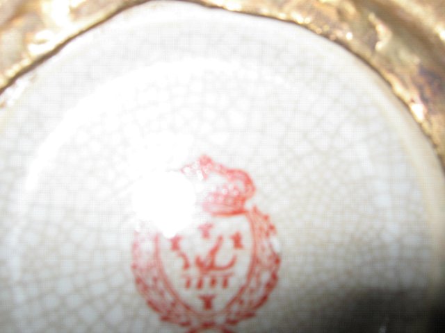 Porcelain and Bronze Tabacco/Biscuit Jar