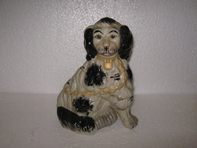 English Staffordshire Style Dog Figures