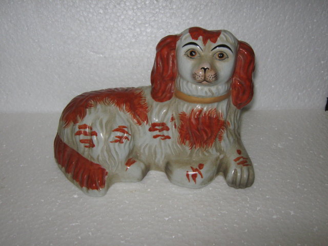 English Staffordshire Style Dog Figures