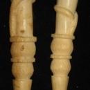 Pair (2) Antique Indian Ivory Legs