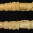 Pair (2) Antique Indian Ivory Legs
