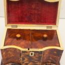 Early Victorian Tortoiseshell Tea Caddy