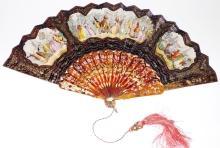 Lovely 19th Cen. Hand Painted Fan