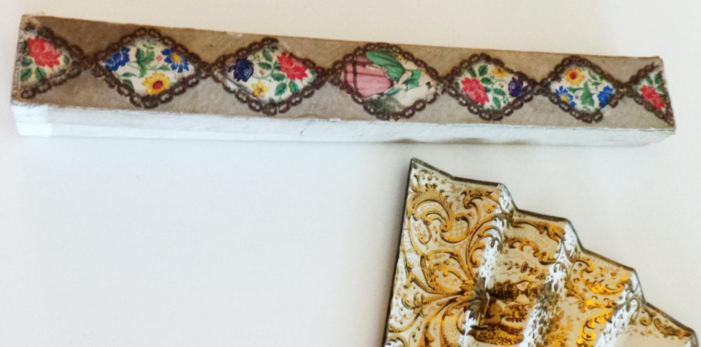 Lovely 19th Cen. Hand Painted Fan