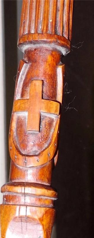 Antique WWI Great War Prisoner of War (POW) Walking Stick Cane