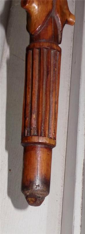 Antique WWI Great War Prisoner of War (POW) Walking Stick Cane