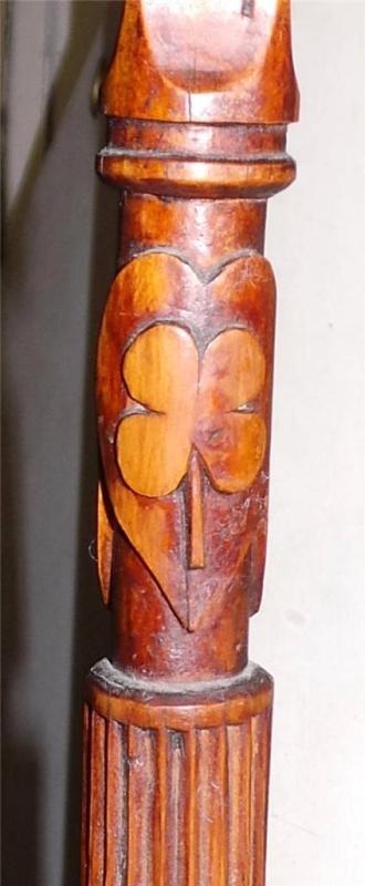 Antique WWI Great War Prisoner of War (POW) Walking Stick Cane