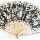 Anique Mother of Pearl & Ivory Hand Painted Fan