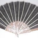 Anique Mother of Pearl & Ivory Hand Painted Fan