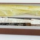 Anique Mother of Pearl & Ivory Hand Painted Fan