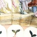 c1870 Duvelleroy Mother of Pearl Hand Painted French France Fan