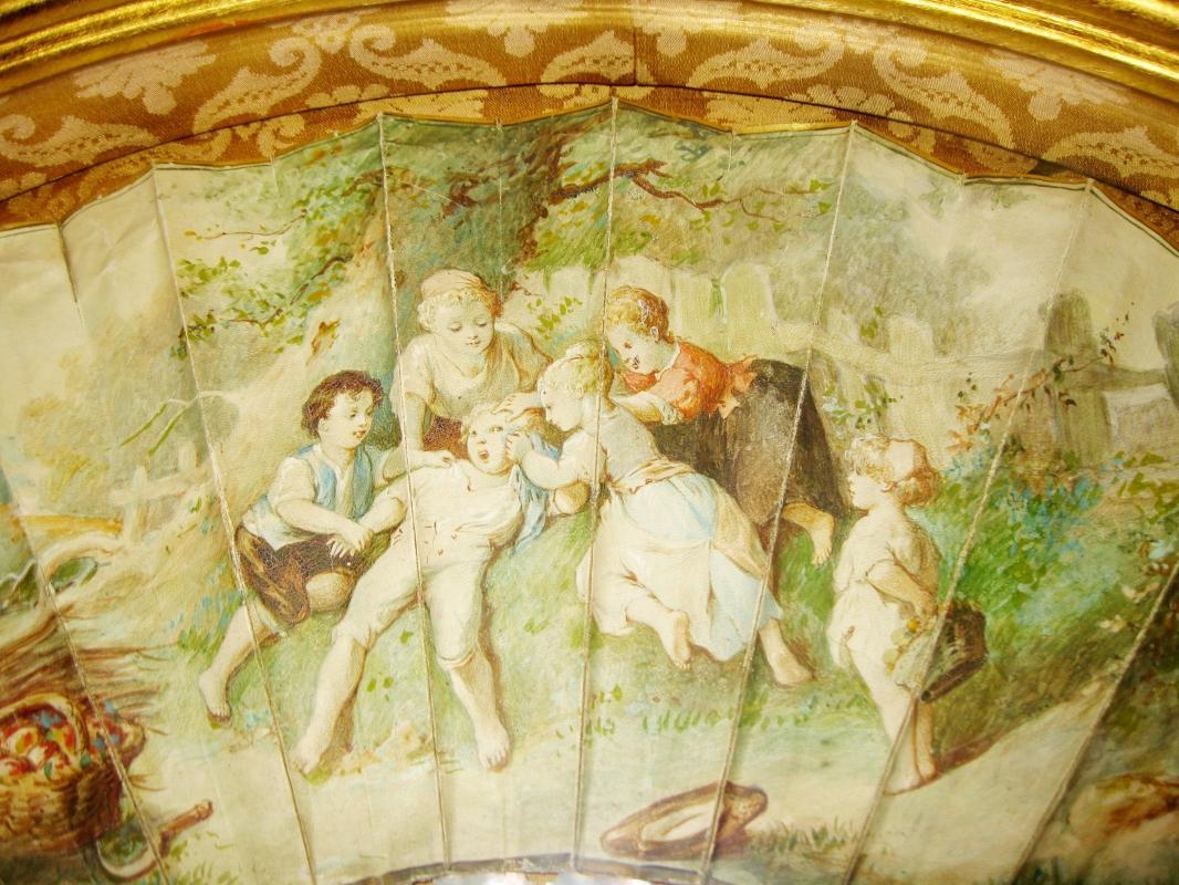 1870 Double Signed Duvelleroy Mother of Pearl Fan