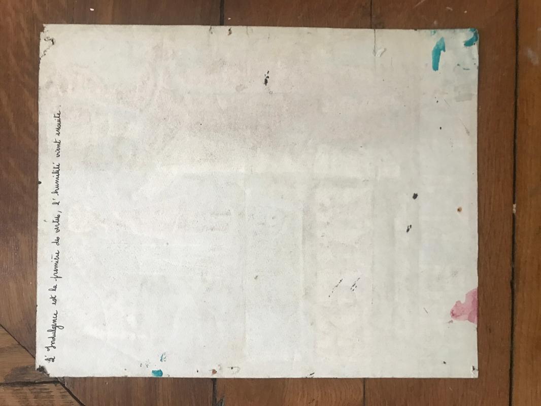 French original study for advertising of bal in Paris