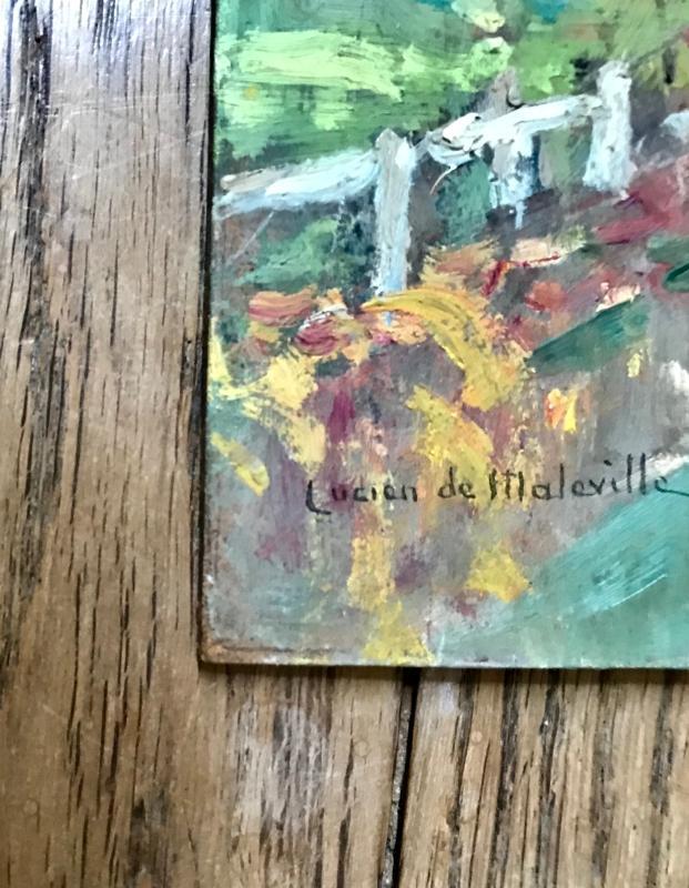 1930s French Impressionism oil painting on canvas