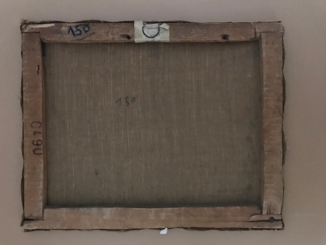 1920s French Still life oil painting on canvas
