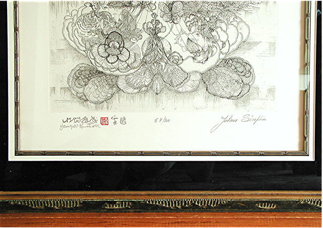 KAWABATA * Nobel Prize Historia. Engravings from the Attellier