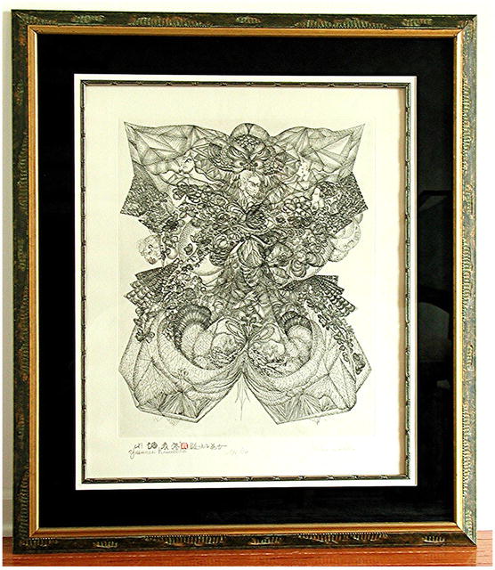 KAWABATA * Nobel Prize Historia. Engravings from the Attellier