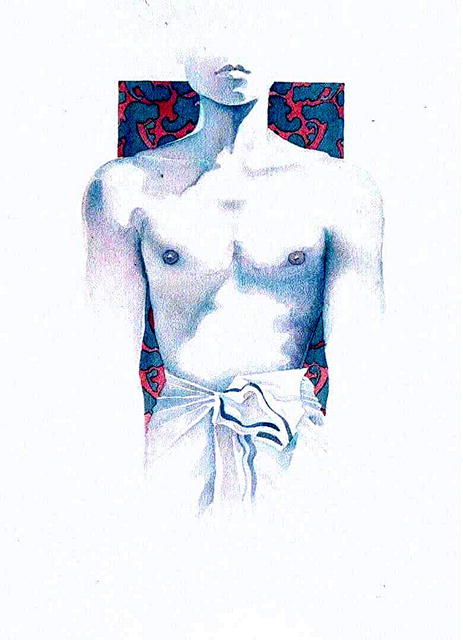 ITALY - ORIGINAL FIGURATIVE WATERCOLOR by PIERO CRIDA