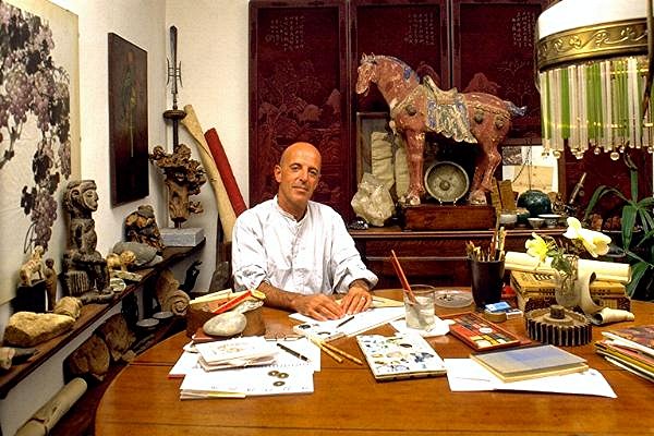 ITALY - ORIGINAL FIGURATIVE WATERCOLOR by PIERO CRIDA