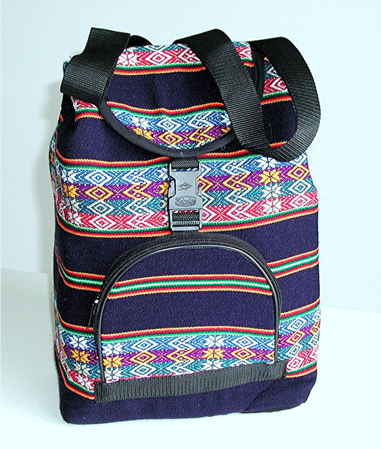 PERU. Handcrafted Back Pack. Artisan Crafted
