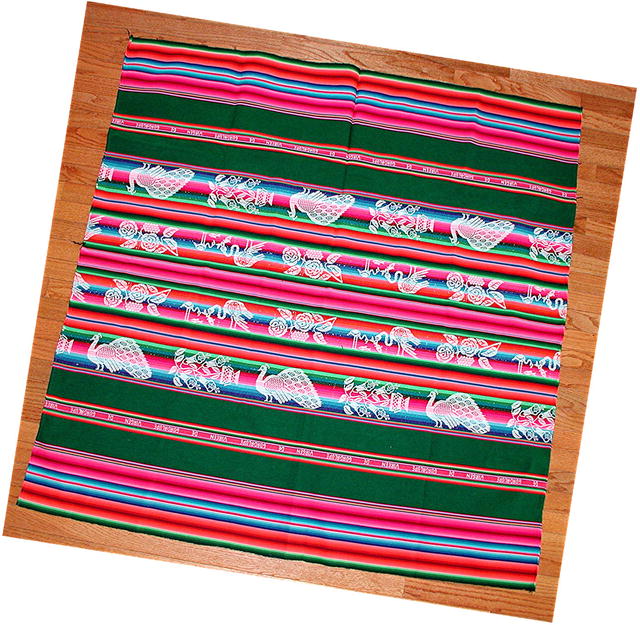 PERU. CEREMONIAL TEXTILE. FESTIVAL