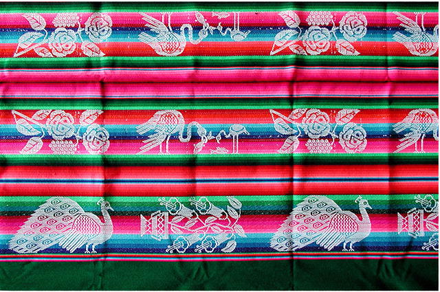 PERU. CEREMONIAL TEXTILE. FESTIVAL