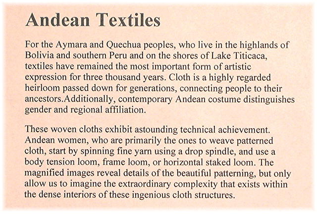 BOLIVIA. AWAYO TEXTILE
