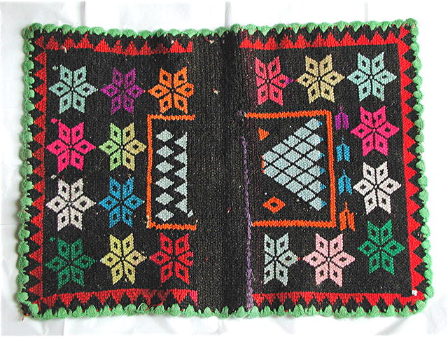 BOLIVIA. Cerimonial Llama Blanket, Crochet