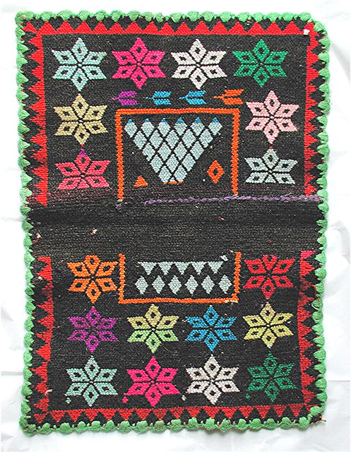 BOLIVIA. Cerimonial Llama Blanket, Crochet