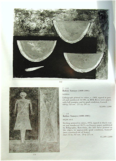 SOTHEBYS 19th & 20th Century Contemporay Art