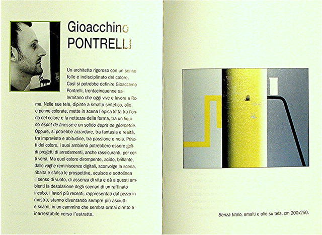 CATALOG. MODERN ITALIAN ARTISTS. STUDIOS