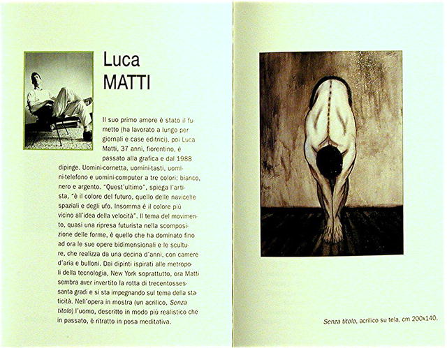 CATALOG. MODERN ITALIAN ARTISTS. STUDIOS