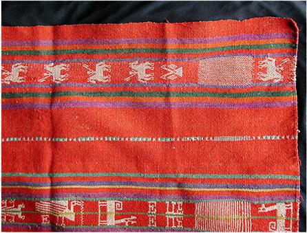 ANDEAN TEXTILES. RARE RITUAL TARI