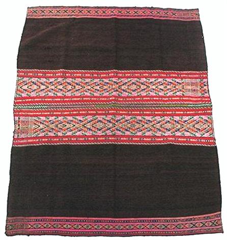 TRIBAL ARTS. EARLY QUECHUA TEXTILE.