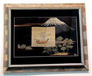 JAPANESE SILK PAINTING. 19th CENTURY