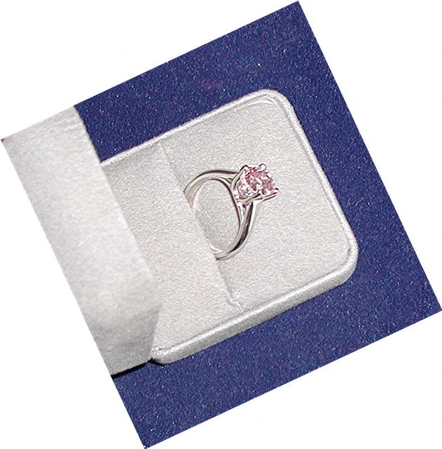 PINK 2.75 CARAT TOURMALINE RING. VIARI 14k