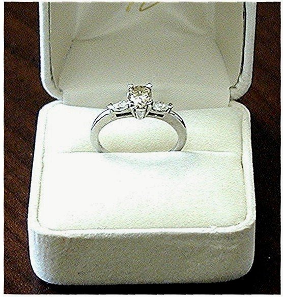 YELLOW DIAMOND RING * Flawless VS-2 Fancy Champagne