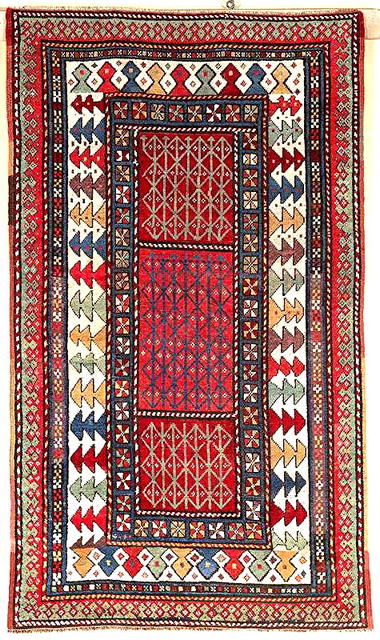 BORDJALO RUG. WEST CAUCASUS CIRCA 1880