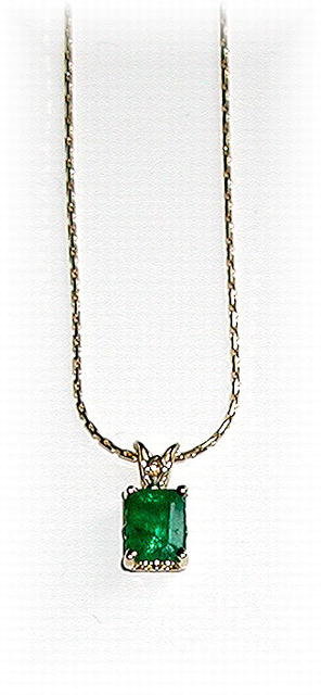 2.18 CARAT * Colombian Emerald Pendant