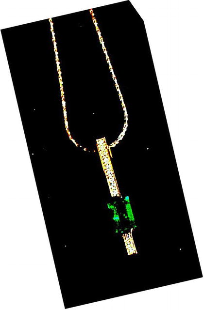 EMERALD 1.25 CARAT Colombian * Diamond GOLD
